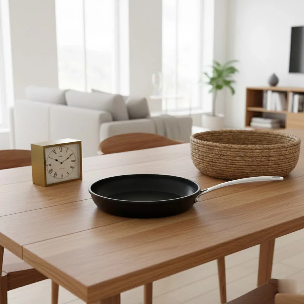 Caraway frying pan on a stovetop